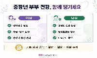 여성은 갱년기, 남성은 전립선 중장년 부부 건강 함께 챙겨야...