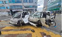 예천소방서 5중 추돌사고 현장서 인명구조 